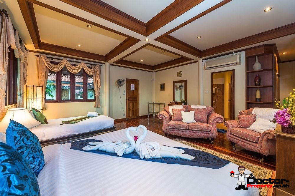 Fantastic Thai Style 6 Bedroom Villa in Bang Makham – Koh Samui – For Sale